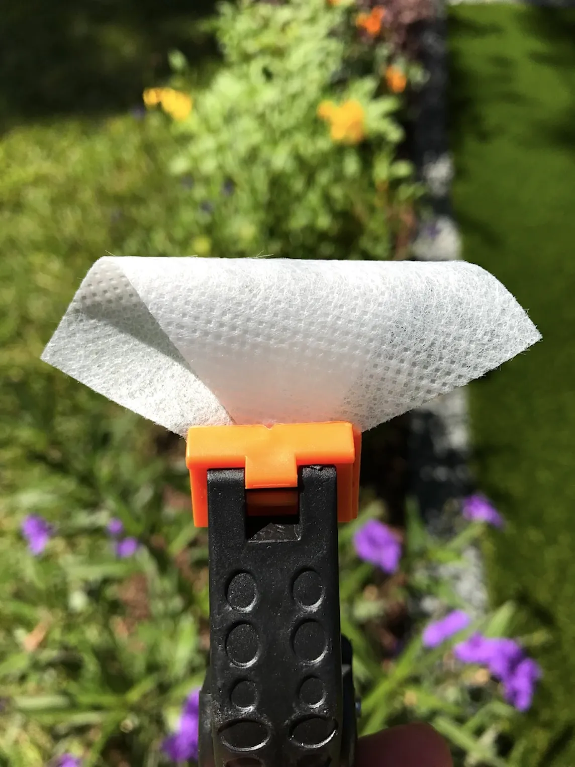 1.5oz Frost Protector / Germination Blanket Landscape Fabric Dual Side View 2