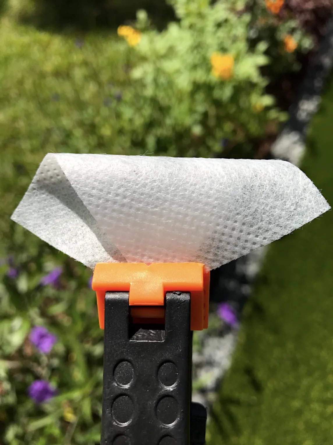 1.5oz Frost Protector / Germination Blanket Landscape Fabric Dual Side View 3