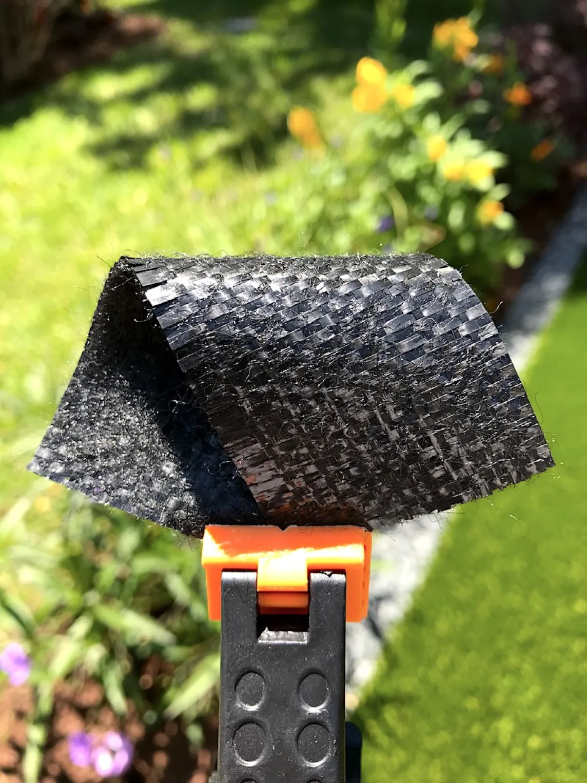 4.1oz Woven Needle Punched Landscape Fabric Folded View