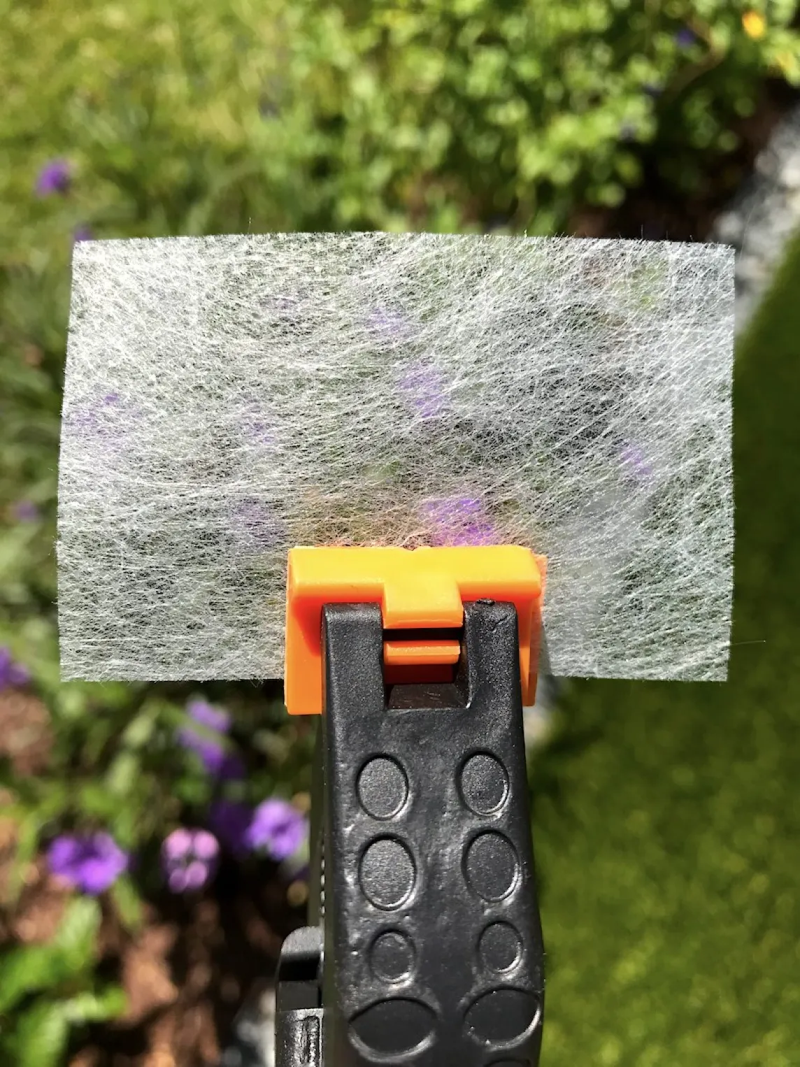 While Landscape Fabric