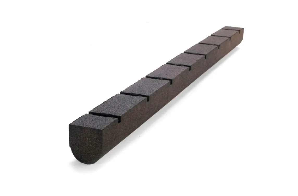 Rubber Border Bottom with Drainage Channels